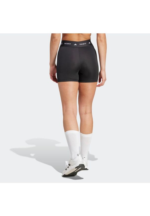 Adidas - Spodenki fitness damskie ADIDAS. Materiał: skóra. Technologia: Techfit (Adidas). Sport: fitness