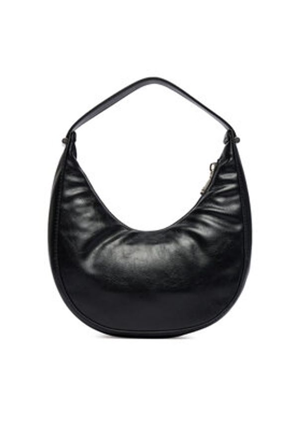 Calvin Klein Torebka Buckle Small Bag LV04F3513G Czarny. Kolor: czarny. Materiał: skórzane