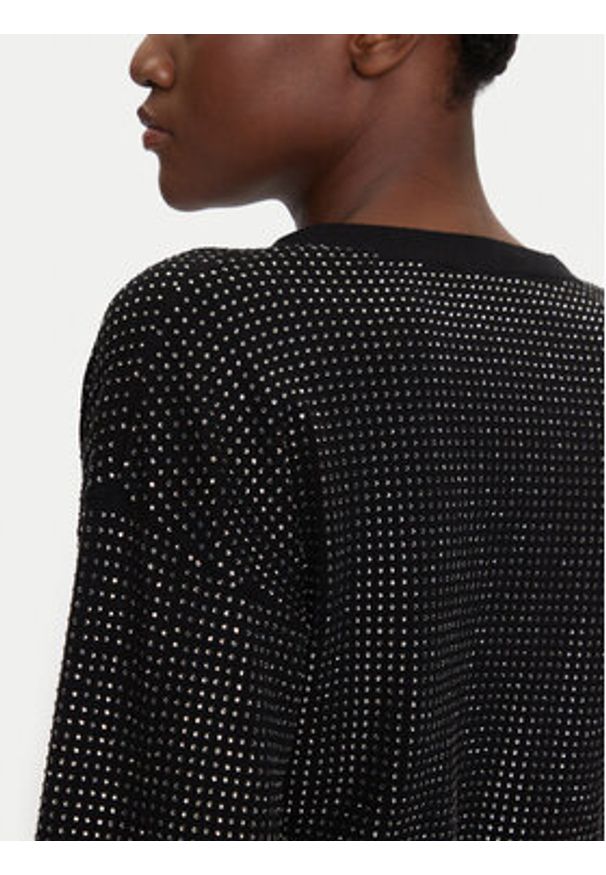 Guess Kardigan W5GR08 Z3MN2 Czarny Regular Fit. Kolor: czarny. Materiał: syntetyk