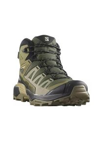 salomon - Buty trekkingowe męskie Salomon X Ultra Mid 360 Gtx Gore-tex. Wysokość cholewki: za kostkę. Zapięcie: sznurówki. Kolor: zielony. Materiał: materiał. Szerokość cholewki: normalna. Technologia: Gore-Tex. Sport: turystyka piesza