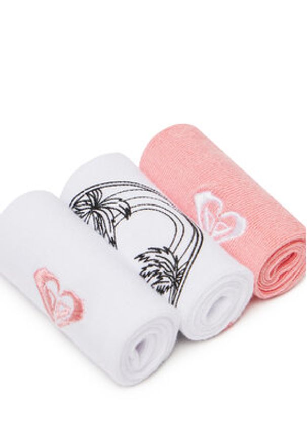 Roxy Skarpety długie AS_ROXY_05W_SS25 (3-PACK) Różowy. Kolor: różowy. Materiał: bawełna