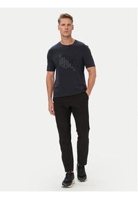 BOSS T-Shirt Network Flag 50566853 Granatowy Regular Fit. Kolor: niebieski. Materiał: bawełna #5