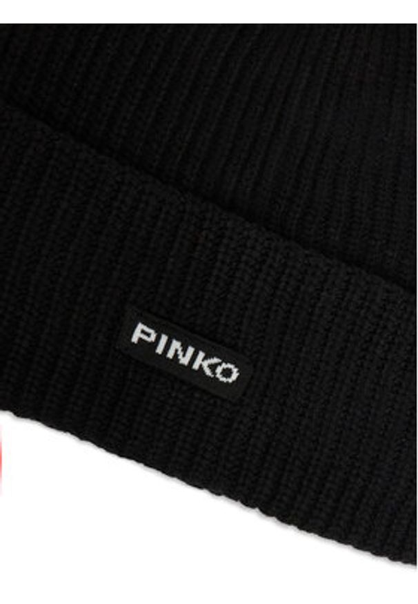 Pinko - PINKO Czapka Bosnia 105993 A2Z4 Czarny. Kolor: czarny. Materiał: wiskoza