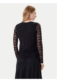 DKNY Bluzka P53HFWMF Czarny Regular Fit. Kolor: czarny. Materiał: syntetyk #3
