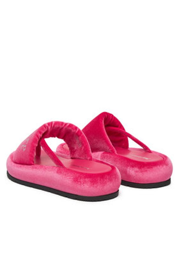 Juicy Couture Japonki WSS21533-01 Różowy. Kolor: różowy. Materiał: materiał