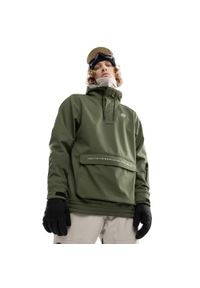 SIROKO - Męska kurtka snowboardowa Sporty zimowe Siroko W3 Robson. Kolor: zielony. Materiał: softshell, materiał. Sezon: zima. Sport: snowboard #1