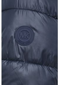 Michael Kors kurtka męska kolor granatowy zimowa. Okazja: na co dzień. Kolor: niebieski. Materiał: poliester, materiał. Wzór: gładki. Sezon: zima. Styl: casual #3