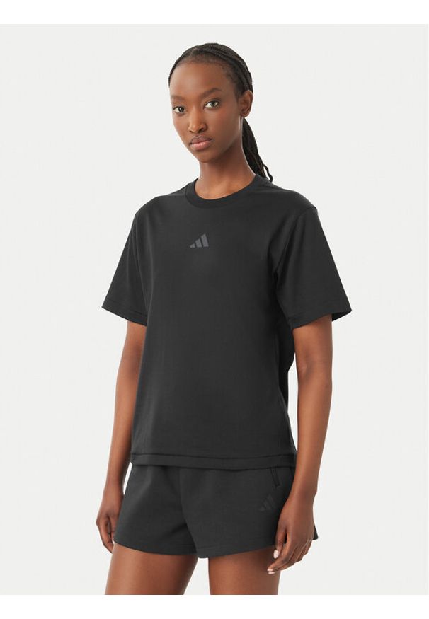 Adidas - adidas T-Shirt Z.N.E. KF6357 Czarny Regular Fit. Kolor: czarny. Materiał: bawełna