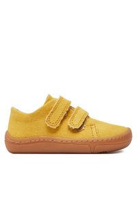 Froddo Sneakersy Barefoot Vegan G3130248-6 M Żółty. Kolor: żółty
