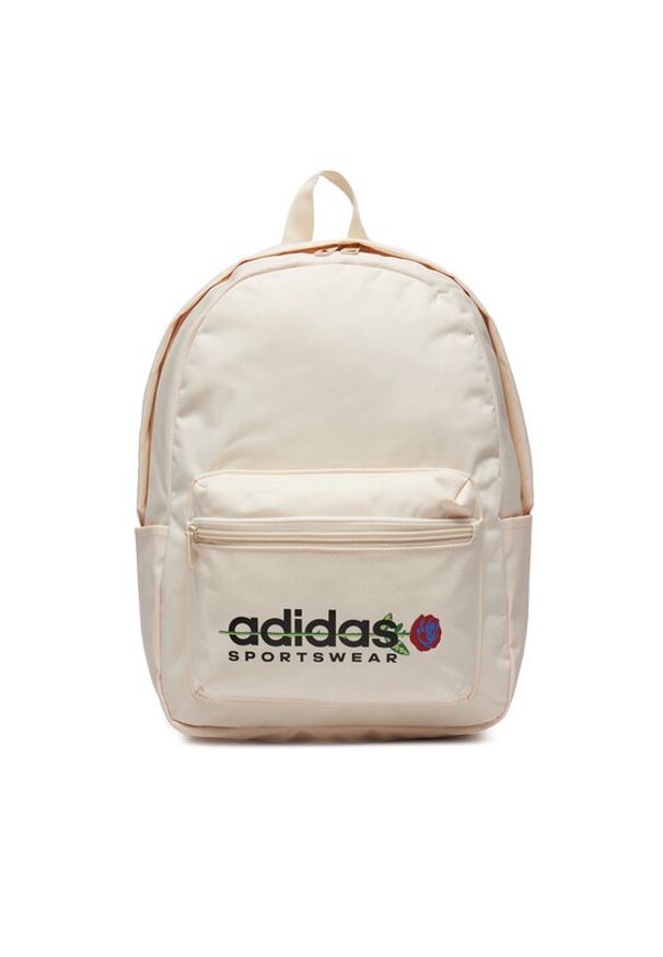 Adidas - adidas Plecak Flower Backpack IR8647 Beżowy. Kolor: beżowy. Materiał: materiał