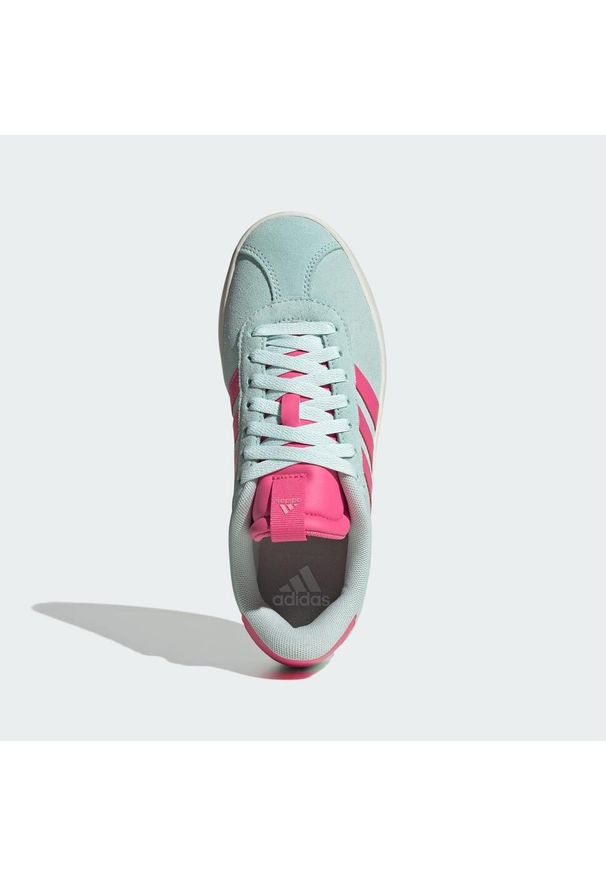 Adidas - Buty VL Court 3.0. Kolor: różowy. Materiał: skóra