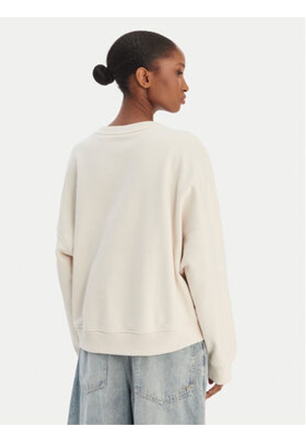 BOSS Bluza C Ever 50556999 Beżowy Oversize. Kolor: beżowy. Materiał: bawełna