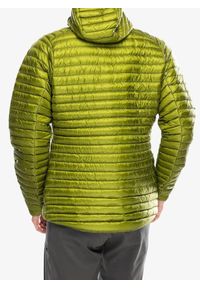 Kurtka puchowa męska Montane Anti-Freeze Lite Hoodie. Kolor: zielony. Materiał: puch