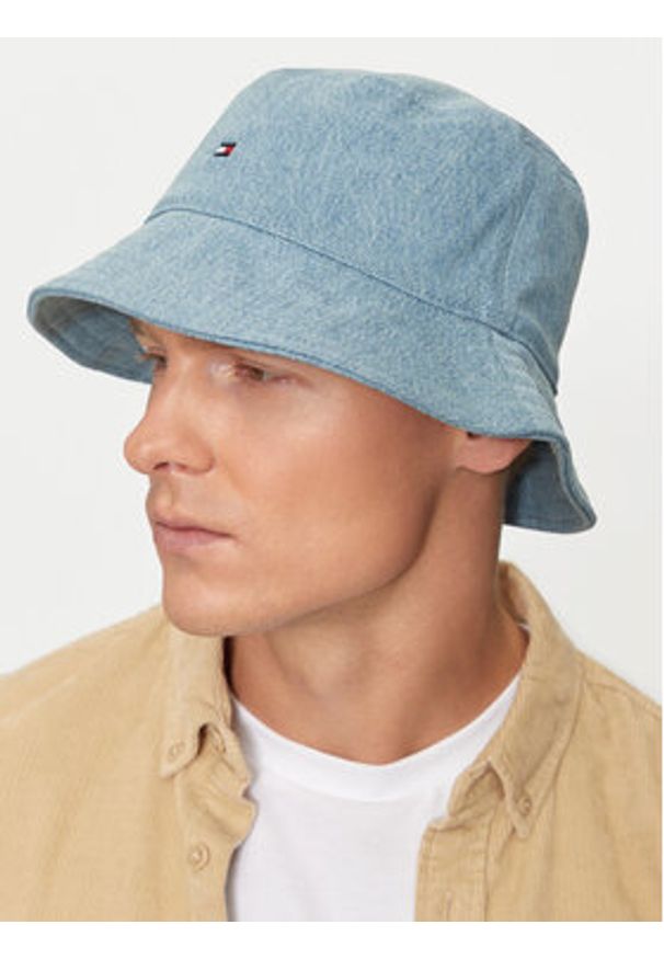 TOMMY HILFIGER - Tommy Hilfiger Kapelusz AU0AU01965 Niebieski. Kolor: niebieski. Materiał: bawełna