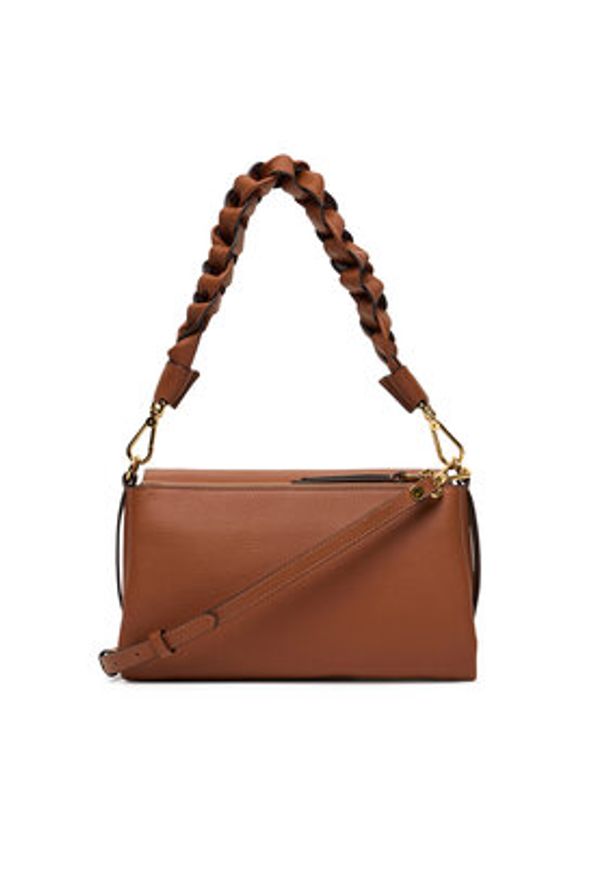 Coccinelle Torebka M50 Boheme Grana Double E1 M50 12 01 01 Brązowy. Kolor: brązowy. Materiał: skórzane