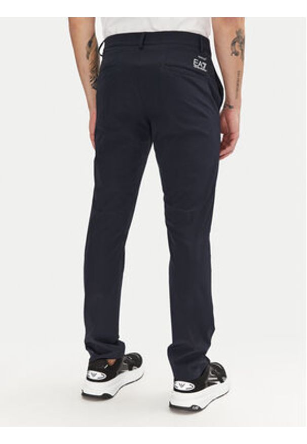 EA7 Emporio Armani Spodnie materiałowe 7M000509 AF14589 UB102 Granatowy Slim Fit. Kolor: niebieski. Materiał: syntetyk