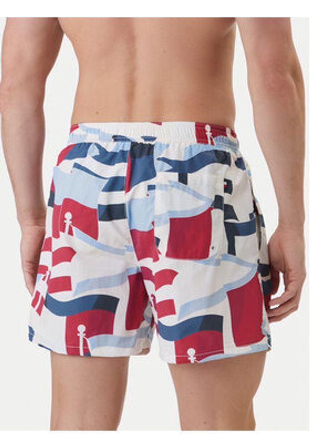 TOMMY HILFIGER - Tommy Hilfiger Szorty kąpielowe UM0UM03491 Kolorowy Regular Fit. Materiał: syntetyk. Wzór: kolorowy