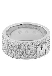 Michael Kors Pierścionek Pave Ring MKC1555AN040 Srebrny. Materiał: srebrne. Kolor: srebrny