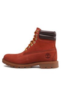 Timberland Trapery 6in Wr Basic TB0A2853V17 Pomarańczowy. Kolor: pomarańczowy. Materiał: skóra, nubuk #4