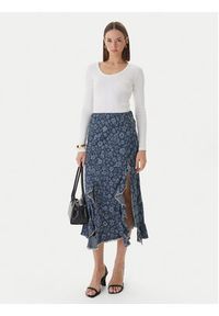 Desigual Spódnica jeansowa Anem 26SWFW04 Niebieski Regular Fit. Kolor: niebieski. Materiał: lyocell #5