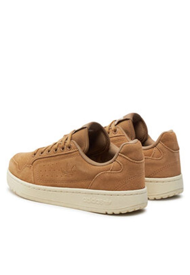 Adidas - adidas Sneakersy Ny 90 JI1902 Brązowy. Kolor: brązowy. Materiał: zamsz, skóra