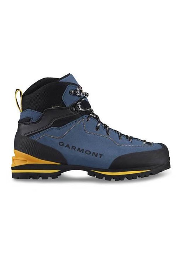Buty trekkingowe męskie Garmont Ascent Gtx. Wysokość cholewki: za kostkę. Kolor: niebieski. Materiał: zamsz. Szerokość cholewki: normalna. Sport: turystyka piesza