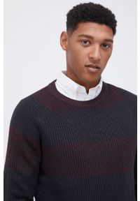 PRODUKT by Jack & Jones - Produkt by Jack & Jones Sweter męski kolor fioletowy ciepły. Okazja: na co dzień. Kolor: fioletowy. Materiał: dzianina. Długość rękawa: długi rękaw. Długość: długie. Styl: casual