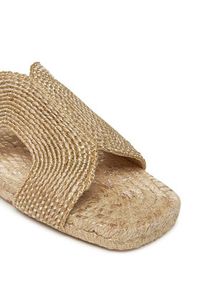Castañer Espadryle Puri/256 025709 Złoty. Kolor: złoty. Materiał: materiał #6