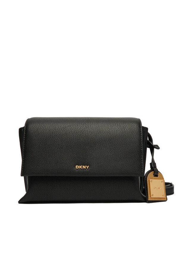 DKNY Torebka R533CM01 Czarny. Kolor: czarny. Materiał: skórzane