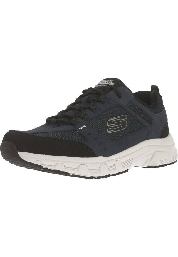 skechers - Buty SKECHERS OAK CANYON Niebieski. Kolor: niebieski. Materiał: tkanina