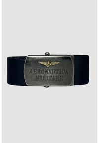 Aeronautica Militare - AERONAUTICA MILITARE Granatowy pasek męski. Kolor: niebieski