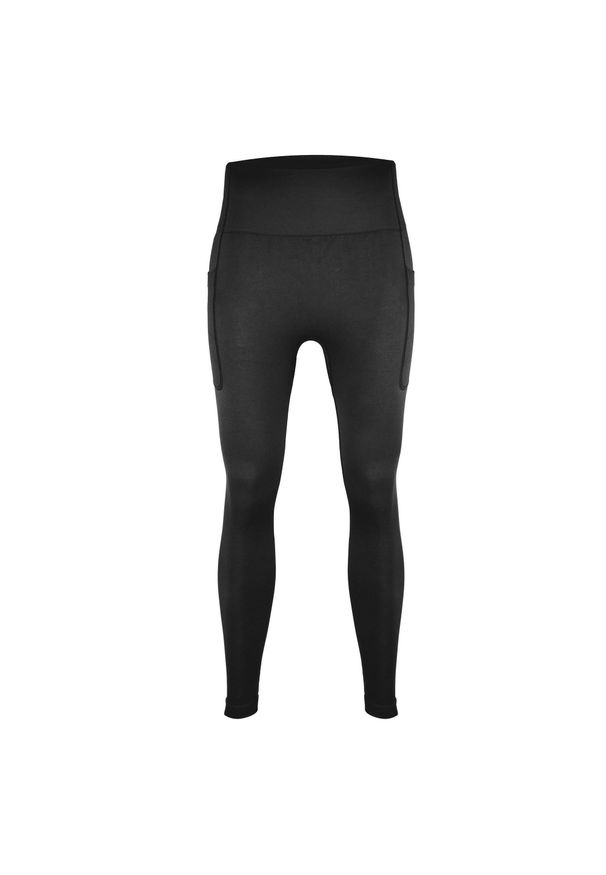 BESHAPED - Legginsy fitness damskie Beshaped Lift Me Up z kieszeniami. Kolor: czarny. Materiał: nylon. Sport: fitness