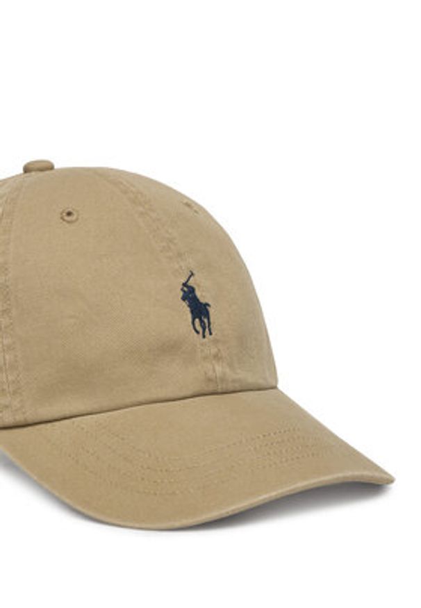 Polo Ralph Lauren Czapka z daszkiem 211912843020 Brązowy. Kolor: brązowy. Materiał: bawełna