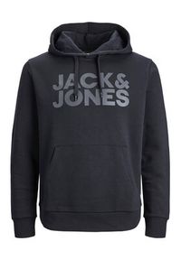 Jack & Jones - Jack&Jones Bluza Corp 12152840 Czarny Standard Fit. Kolor: czarny. Materiał: syntetyk, bawełna #5