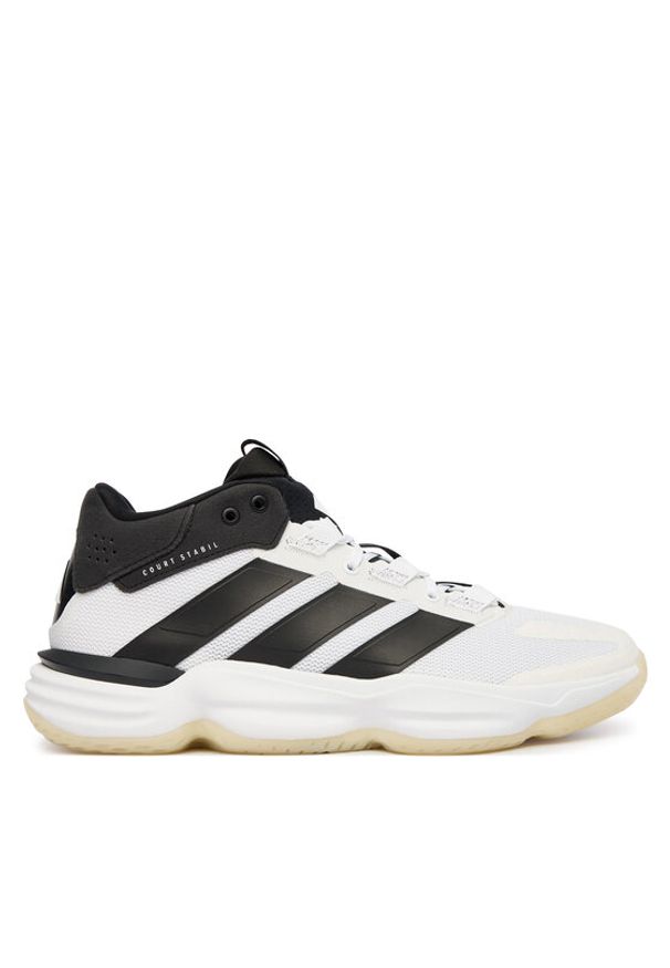 Adidas - adidas Buty halowe Court Stabil KJ1559 Biały. Kolor: biały. Materiał: materiał