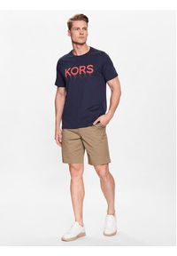 Michael Kors T-Shirt CS351IGFV4 Granatowy Regular Fit. Kolor: niebieski. Materiał: bawełna #5