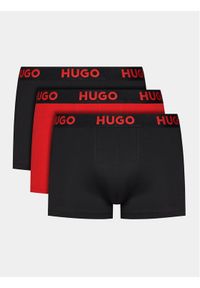 Hugo Komplet 3 par bokserek 50496723 Czarny. Kolor: czarny. Materiał: lyocell