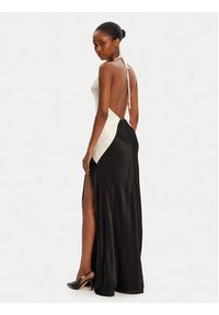 BARDOT Sukienka koktajlowa Yve Contrast Halter 59315DB3 Czarny Regular Fit. Typ kołnierza: dekolt halter. Kolor: czarny. Materiał: wiskoza. Styl: wizytowy
