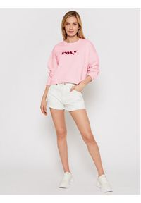 Roxy Bluza Break Away Crew ERJFT04394 Różowy Regular Fit. Kolor: różowy. Materiał: bawełna #3