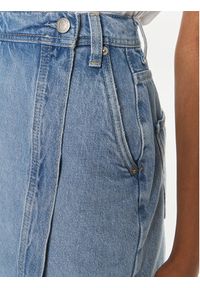 Pepe Jeans Szorty jeansowe Regular Skort Hw Dnm PL801123 Niebieski Regular Fit. Kolor: niebieski. Materiał: bawełna