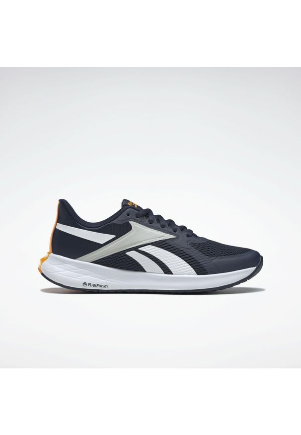 Buty do chodzenia męskie Reebok Energen Run. Zapięcie: sznurówki. Kolor: niebieski, wielokolorowy, biały, żółty. Materiał: syntetyk, tkanina, materiał. Szerokość cholewki: normalna. Sport: bieganie, turystyka piesza