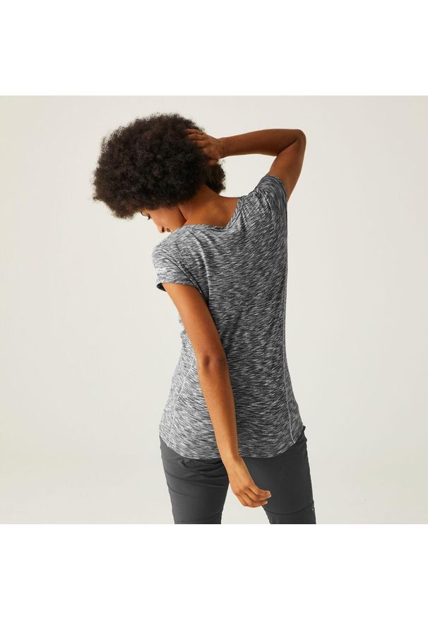 Regatta - Hyperdimension II damska koszulka. Kolor: wielokolorowy, niebieski, szary. Materiał: skóra. Sport: turystyka piesza