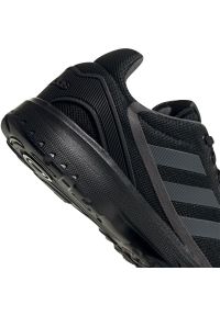 Adidas - Buty adidas Nebzed M EG3702 czarne. Okazja: na co dzień. Zapięcie: pasek. Kolor: czarny. Materiał: tkanina, syntetyk, materiał. Szerokość cholewki: normalna. Wzór: paski. Sezon: wiosna #6