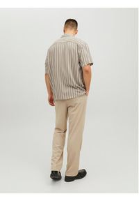 Jack & Jones - Jack&Jones Koszula Jeff 12220423 Beżowy Relaxed Fit. Kolor: beżowy. Materiał: wiskoza #5