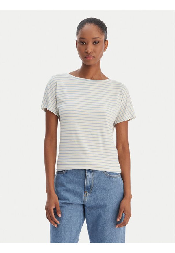 Marella T-Shirt Fervida 2615971021 Błękitny Regular Fit. Kolor: niebieski. Materiał: wiskoza