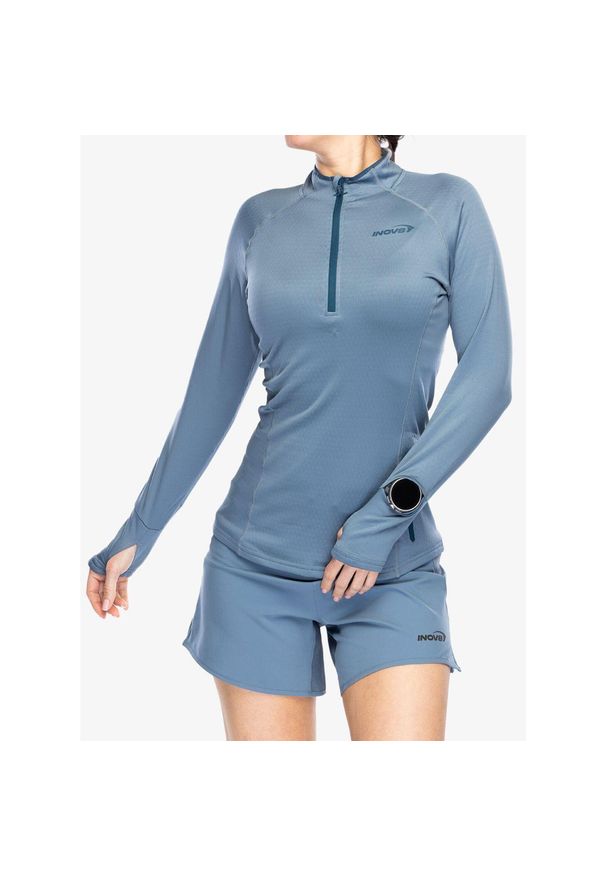 Bluza z zamkiem damska Inov-8 Venturelite Mid HZ. Kolor: szary