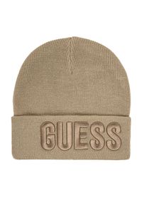 Czapka Guess. Kolor: beżowy #1