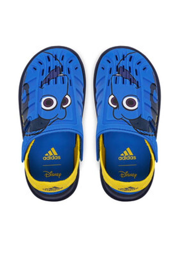 Adidas - adidas Sandały Disney Pixar IH1230 Niebieski. Kolor: niebieski. Wzór: motyw z bajki