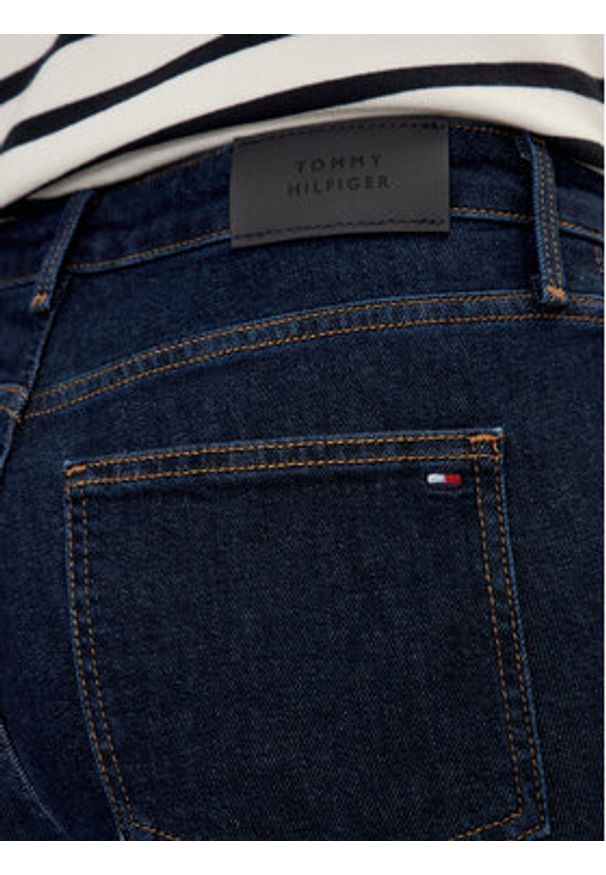TOMMY HILFIGER - Tommy Hilfiger Jeansy WW0WW42197 Granatowy Bootcut Fit. Kolor: niebieski