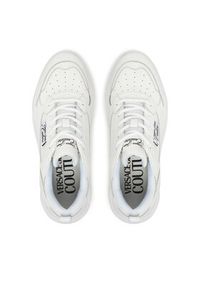 Versace Jeans Couture Sneakersy 79VA3SC2 ZPB23 003 Biały. Kolor: biały. Materiał: skóra